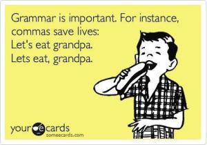 comma gives grandpa a chance